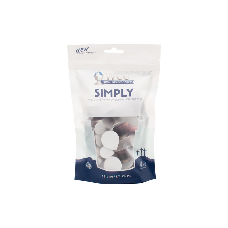 Simply Communion Cups Bagged 25 Count
