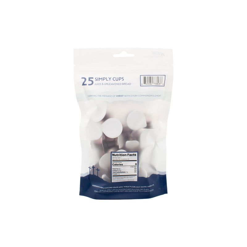 Simply Communion Cups Bagged 25 Count