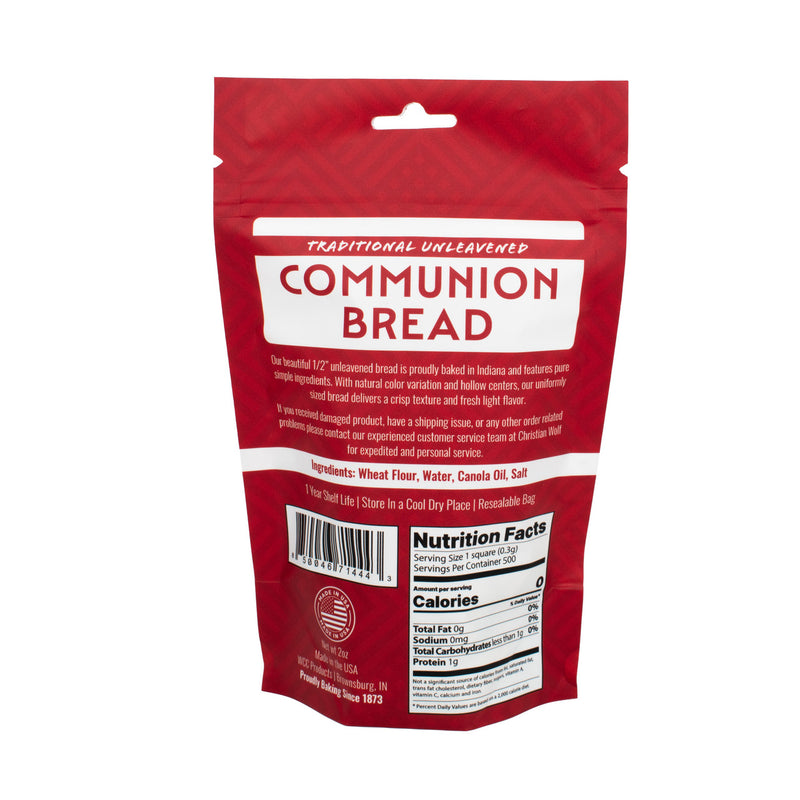Communion Bread Pieces 500 Count