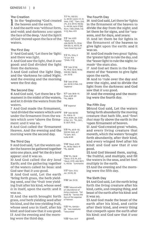 KJV Center Column Reference Bible Purple Leathersoft (op)
