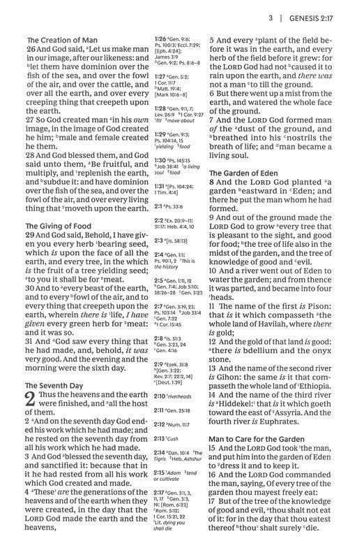 KJV Center Column Reference Bible Purple Leathersoft (op)