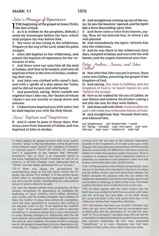 KJV Woman's Study Bible Black Genuine Leather *