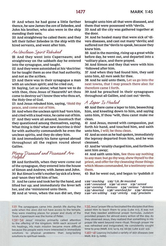 KJV Woman's Study Bible Black Genuine Leather *