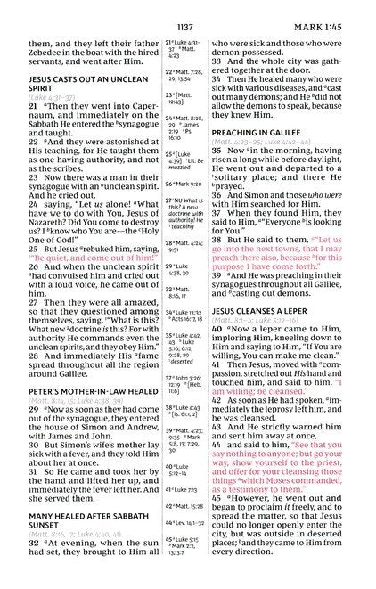 NKJV Compact Center-Col. Ref. Bible Dark Rose Leathersoft, Indexed (op)