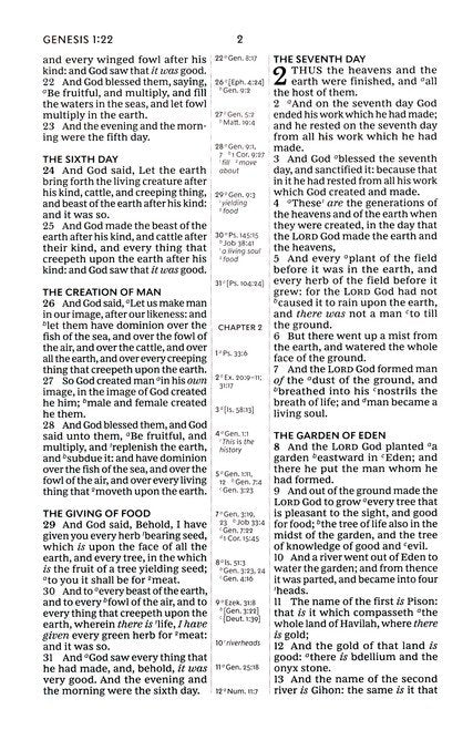 KJV Compact Center-Column Reference Bible Brown Leathersoft