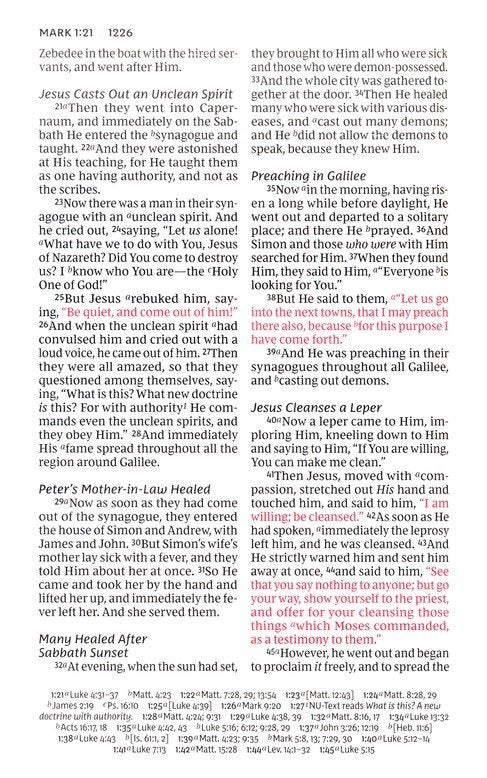 NKJV Personal Size Large Print EoP Reference Bible Purple Leathersoft