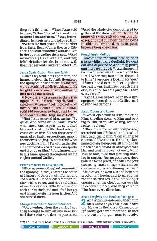 NKJV Color Code Bible for Kids Pink Leathersoft