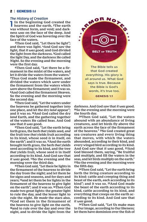 NKJV Armor of God Bible for Kids Blue/Gray Leathersoft