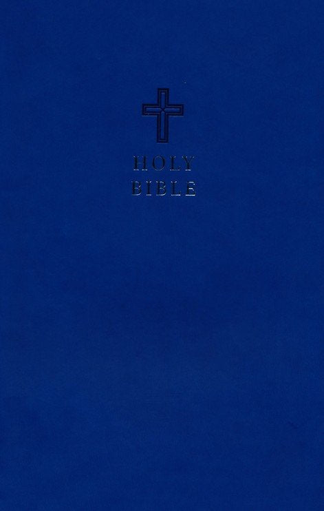 KJV Value Ultra Thinline Bible Blue Leathersoft