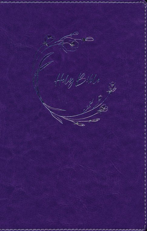 NKJV Ultra Thinline Bible Purple Leathersoft