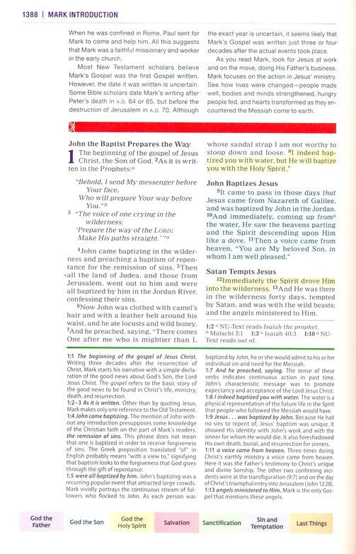 NKJV Color Code Study Bible Brown Leathersoft Indexed