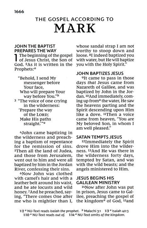 NKJV Personal Size Giant Print Reference Bible, Black Leathersoft