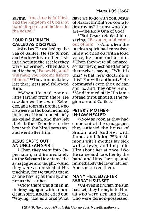 NKJV Personal Size Giant Print Reference Bible, Black Leathersoft