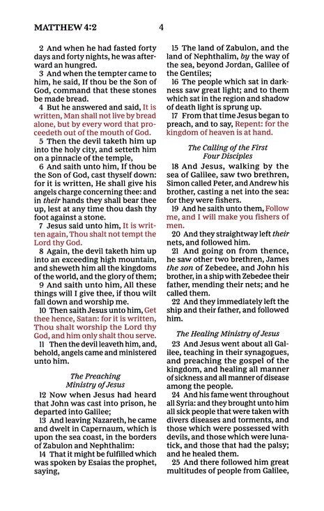 KJV Personal Size New Testament Black Genuine Leather