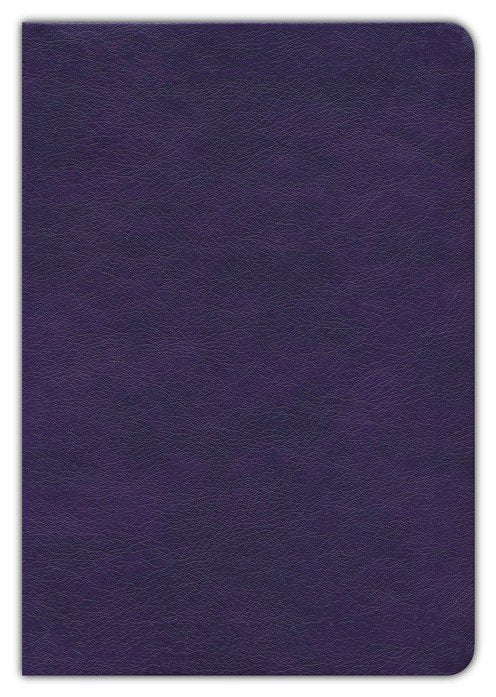 NASB 2020 Large Print Compact Bible Purple Leathertex