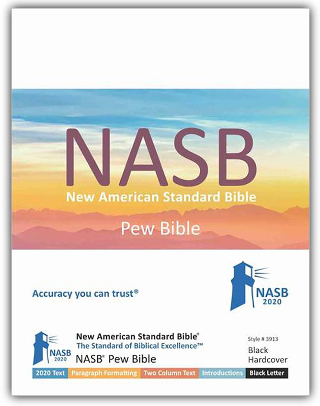 NASB Bible 2020 Edition Pew Bible