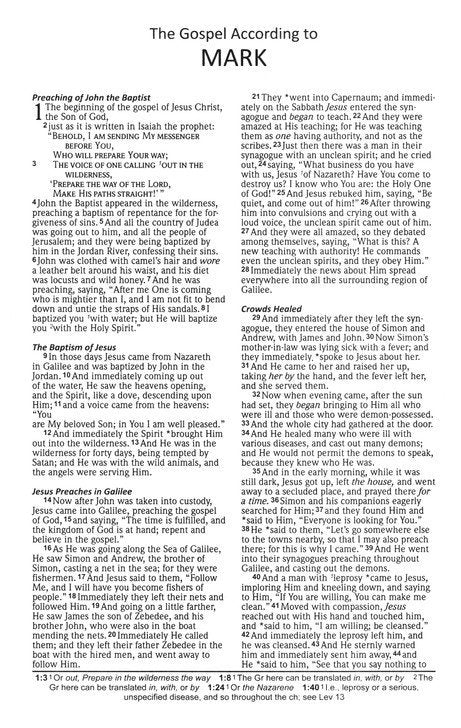 NASB Bible 2020 Edition Pew Bible