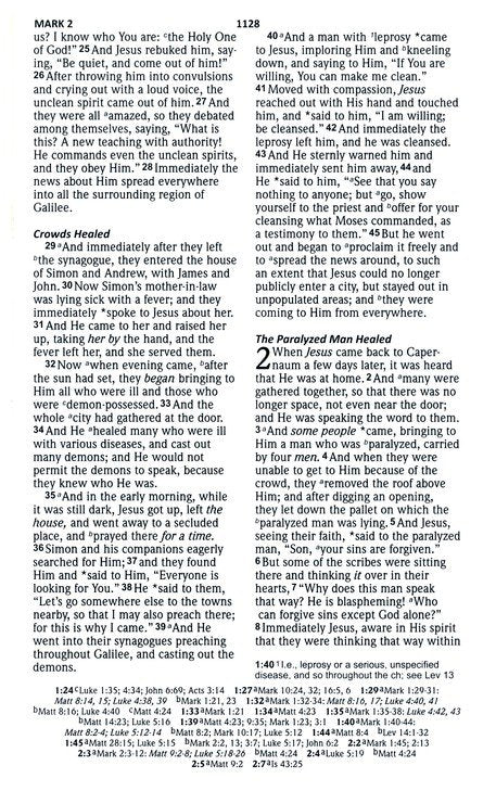 NASB 2020 Reference Bible, Black Genuine