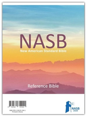 NASB 2020 Reference Bible, Black Genuine