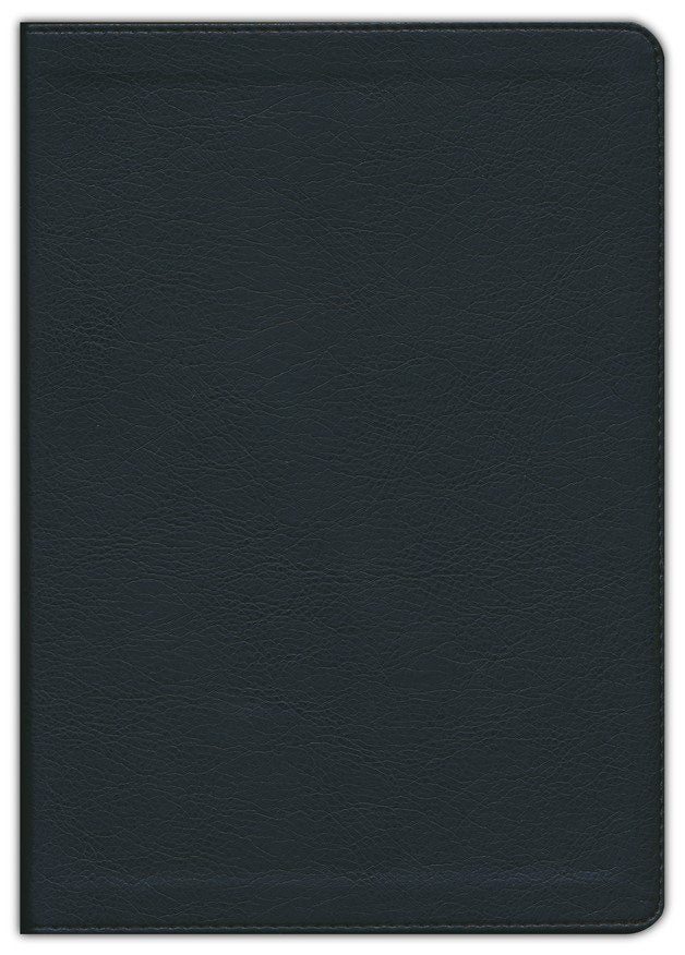 NAS 1995 Side Column Reference Bible, Black Leathertex