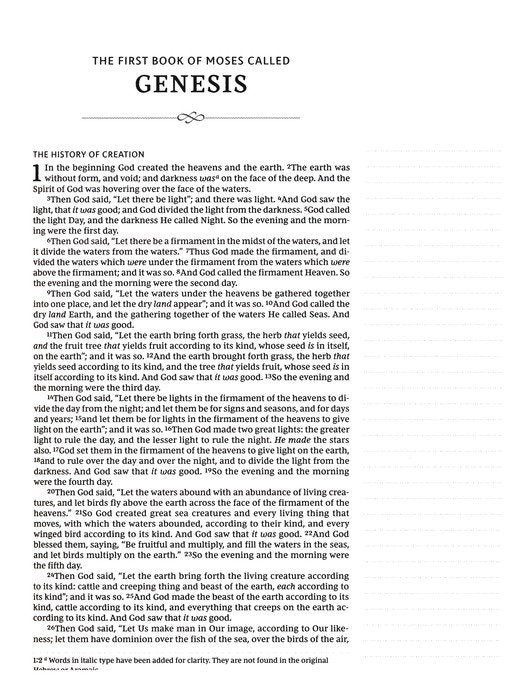 NKJV Journal the Word Bible Sky Hardback (top*)