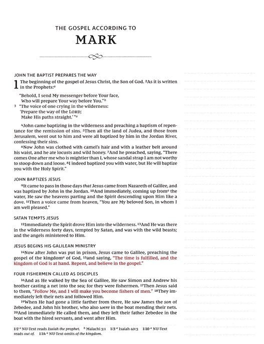 NKJV Journal the Word Bible Sky Hardback (top*)