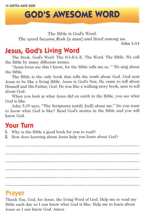 Gotta Have God! Cool Devotions for Boys Ages 6-9 V1