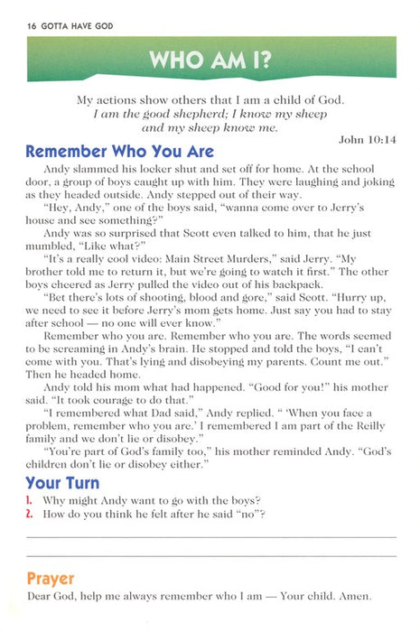Gotta Have God! V1 Cool Devotions for Boys Ages 10-12