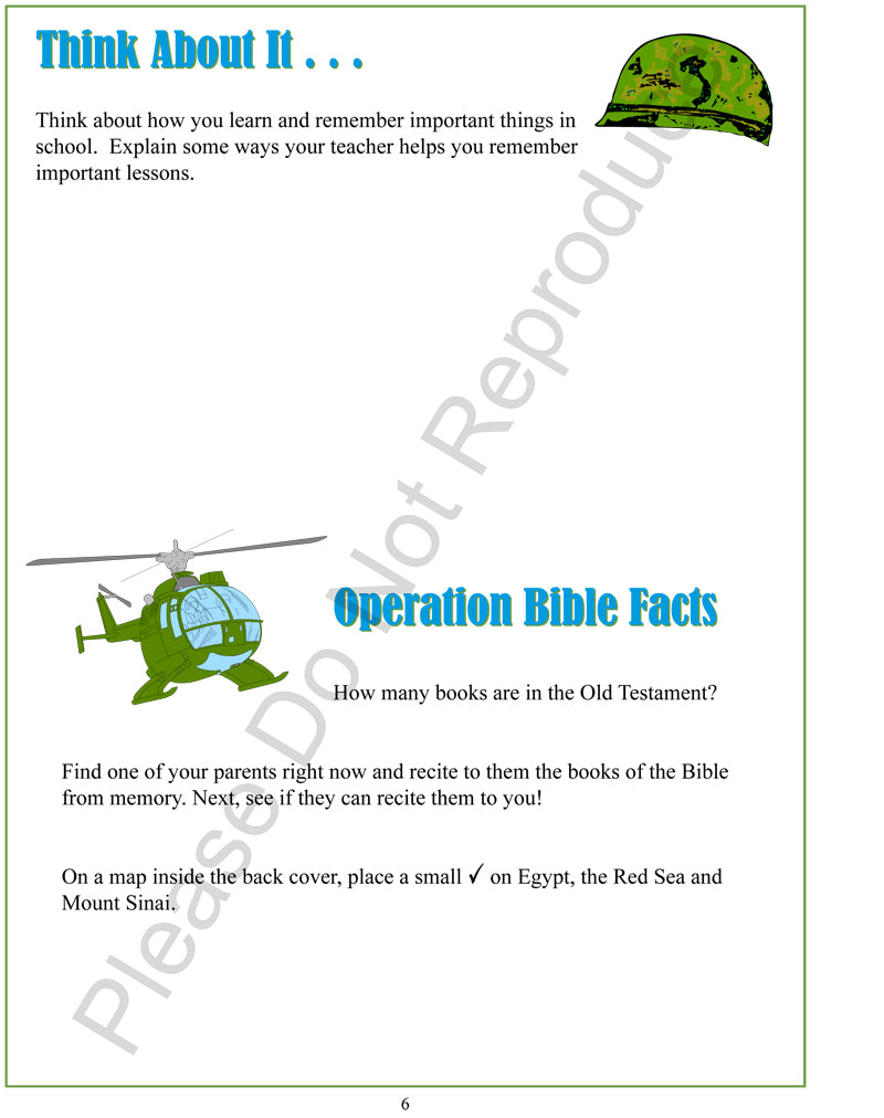I'm In the Lord's Army - Deuteronomy-Ruth