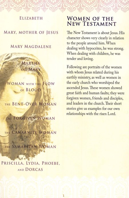 Women of the Bible: New Testament Pamphlet