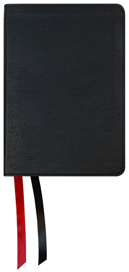 NASB 2020 Large Print Compact Bible Black Leathertex