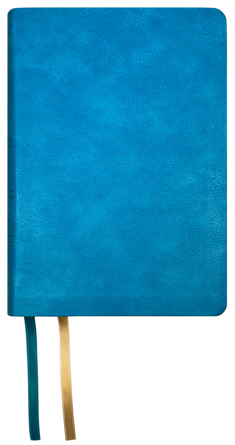 NASB 2020 Large Print Compact Bible Teal Leathertex