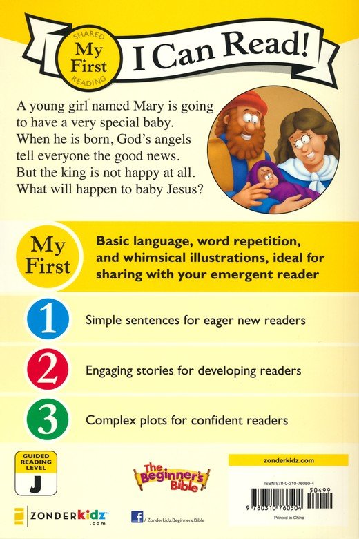 Baby Jesus Is Born - My First I Can Read Book