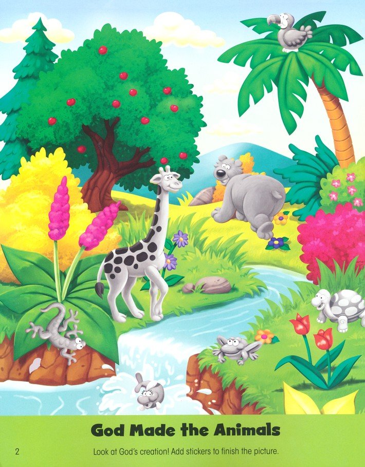 The Beginner's Bible Animals of the Bible Sticker & Activity Book