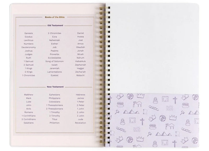 Church Notes with Maps Lilac Notebook