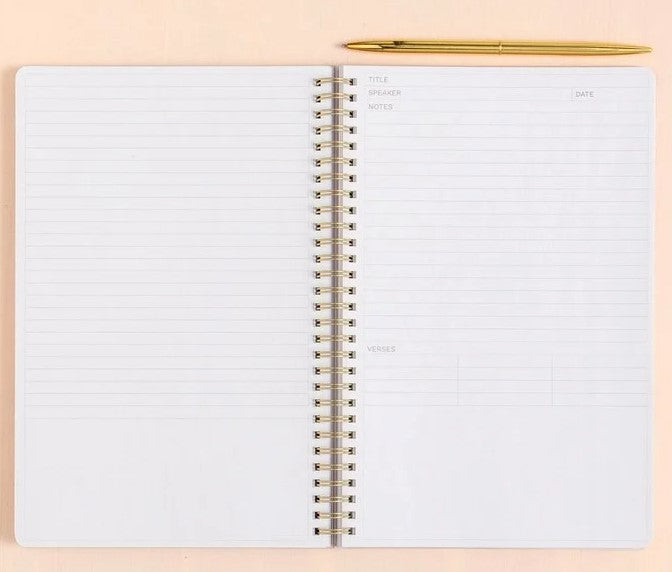 Church Notes with Maps Lilac Notebook