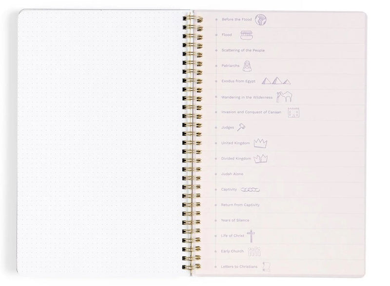 Church Notes with Maps Lilac Notebook