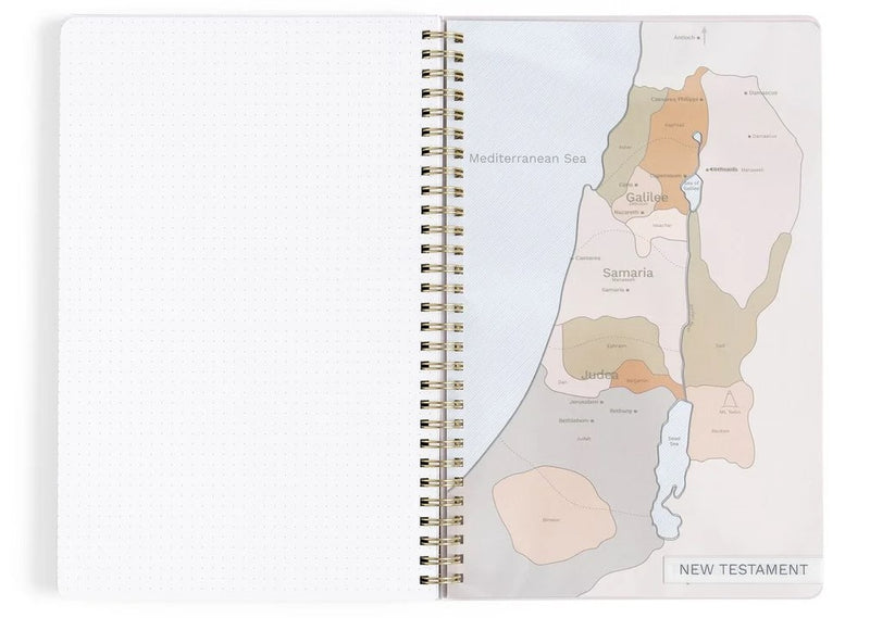 Church Notes with Maps Lilac Notebook