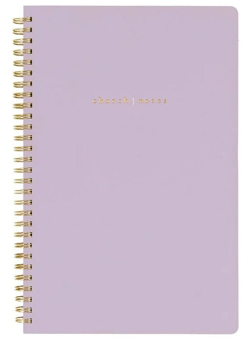 Church Notes with Maps Lilac Notebook