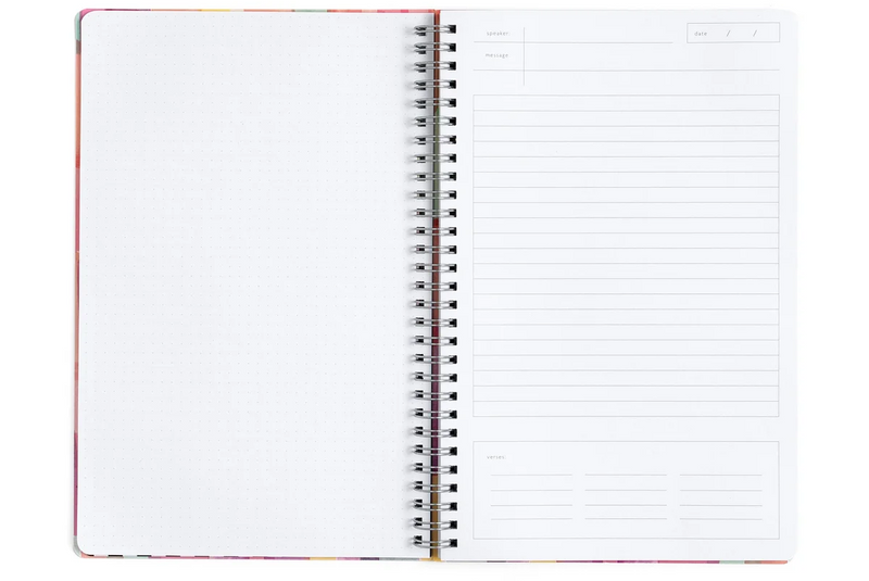 Church Notes Hot Pink Notebook