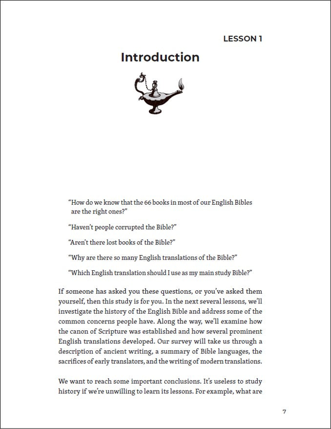 Lamp Unto My Feet: A History of the English Bible, 5th Edition