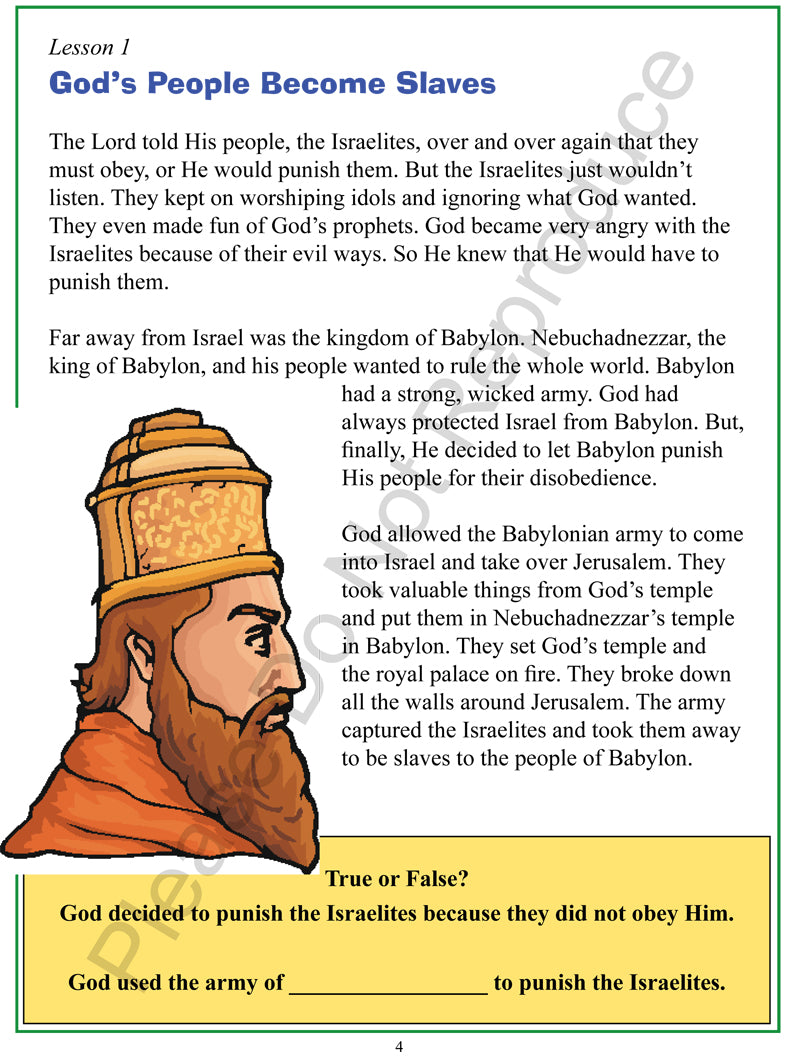 Building Your Life For God - Ezra, Nehemiah, Esther, Daniel, Ezekiel, Haggai, & Malachi