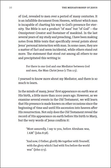 The Mediatorship of Jesus