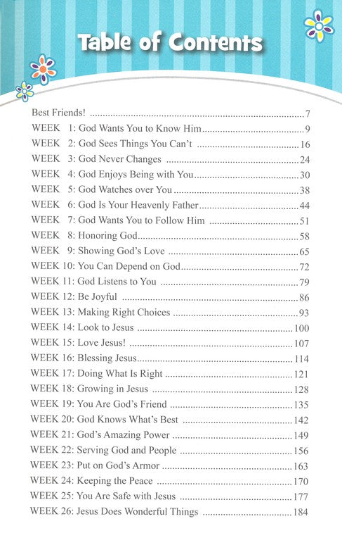 God and Me! A 52 Week Devotional for Girls Ages 6-9