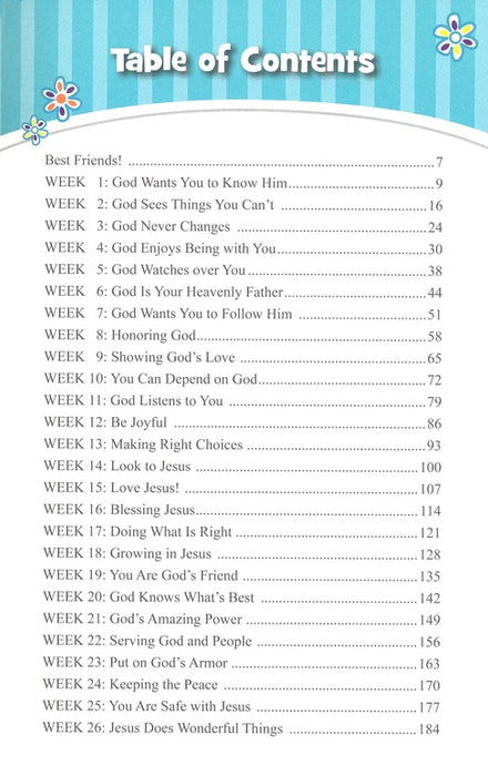 God and Me! A 52 Week Devotional for Girls Ages 6-9