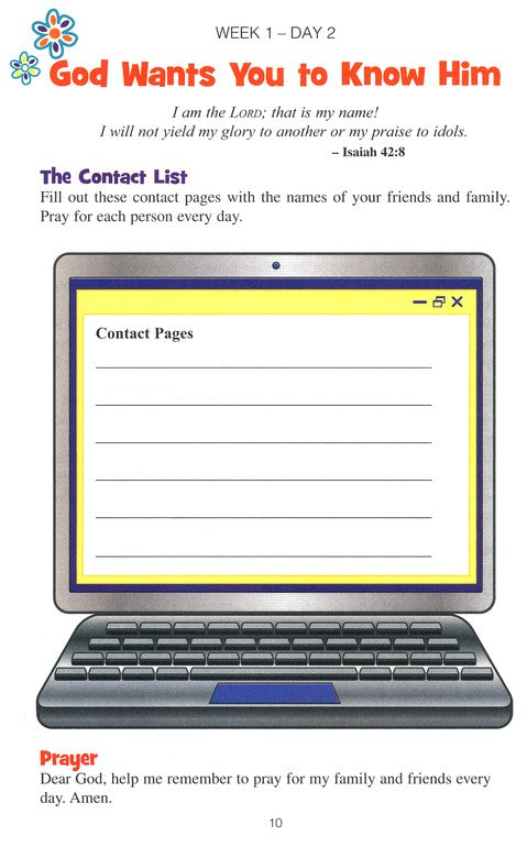 God and Me! A 52 Week Devotional for Girls Ages 6-9