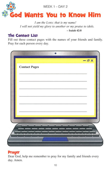 God and Me! A 52 Week Devotional for Girls Ages 6-9