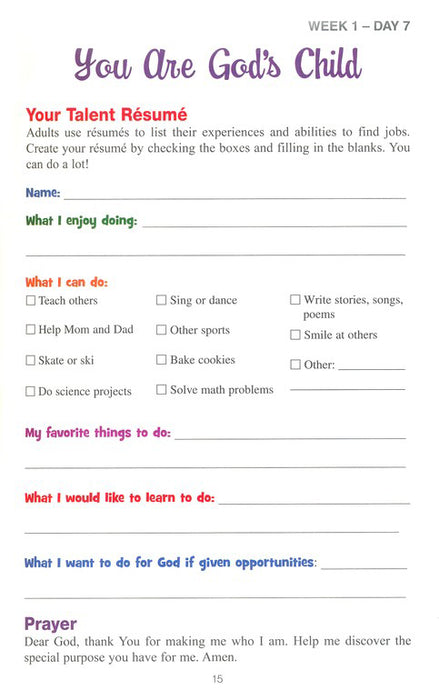 God & Me! 52 Week Devotional for Girls Ages 10-12