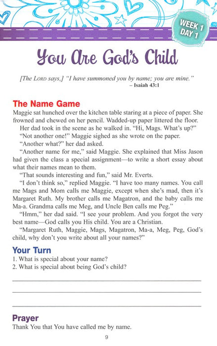 God & Me! 52 Week Devotional for Girls Ages 10-12