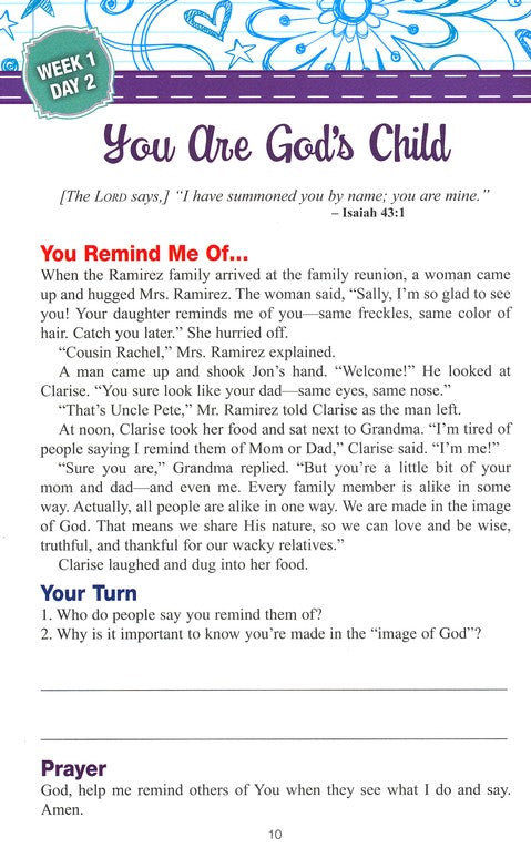 God & Me! 52 Week Devotional for Girls Ages 10-12